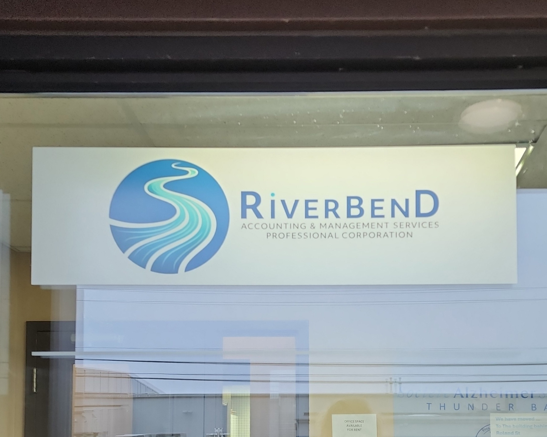 RiverBend window sticker